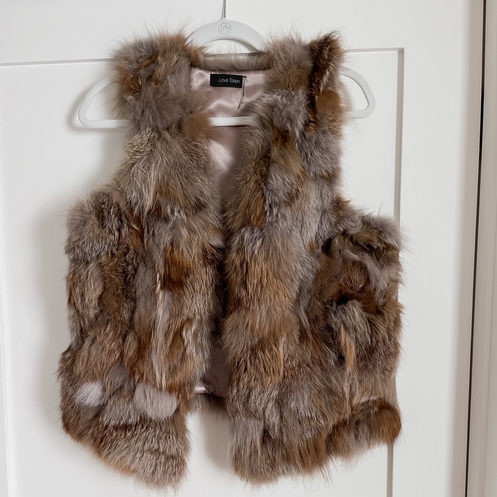 Love Token Genuine Fox Fur Vest